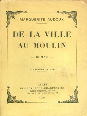 cover image of De la ville au moulin